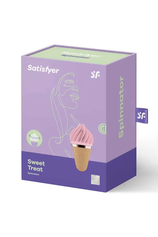 Sweet Treat Spinnator Braun & Pink von Satisfyer Spinnator kaufen - Fesselliebe