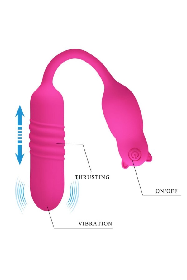 Nobikuma Rosa Silikon-Vibrierbullet von Pretty Love Flirtation kaufen | Fesselliebe