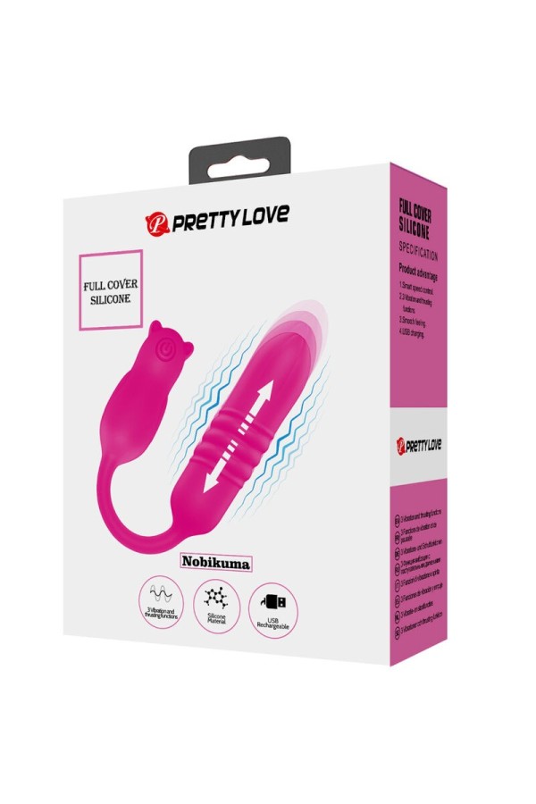 Nobikuma Rosa Silikon-Vibrierbullet von Pretty Love Flirtation kaufen | Fesselliebe