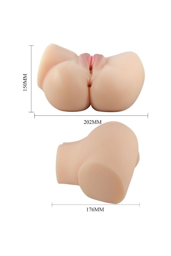 Realistischer Vagina- und Anus-Vibrator Emilia von Crazy Bull kaufen | Fesselliebe