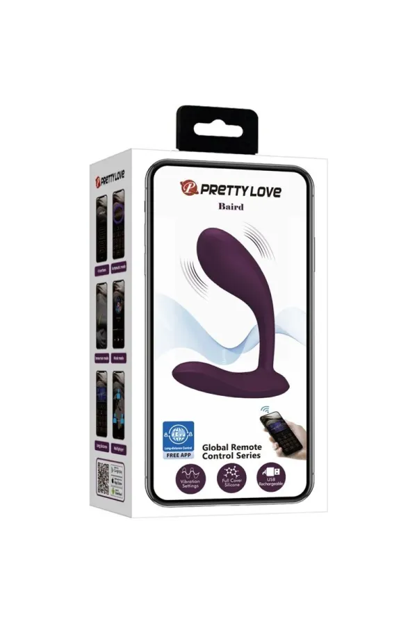 PRETTY LOVE - BAIRD G-SPOT 12 VIBRATIONEN WIEDERAUFLADBAR LILA APP kaufen - Fesselliebe