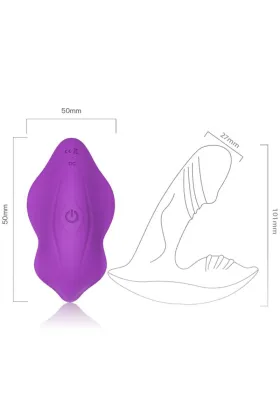 Whistle Vibrator Introducible Fernbedienbares Lila von Armony Wearables