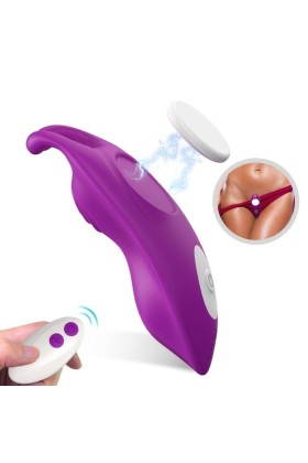 Honeybee Tragbares Höschen Vibrator G-Spot mit Fernbedienung Lila von Armony Wearables kaufen | Fesselliebe