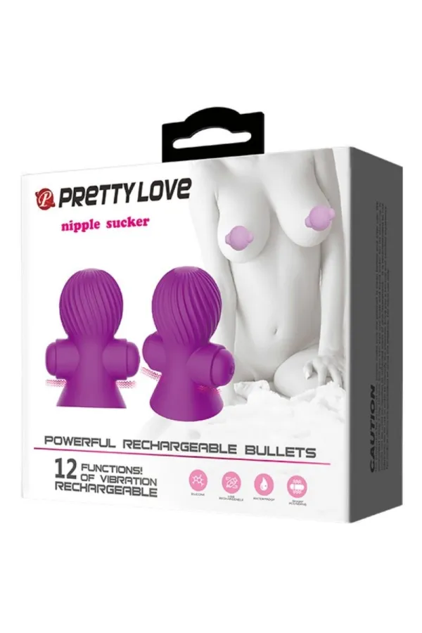 Nippelstimulatoren 12m Lila Vibration von Pretty Love Smart kaufen - Fesselliebe