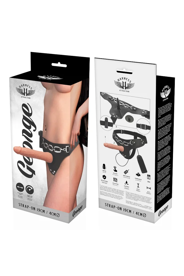 George Deluxe Vibrator 19 X 4cm von Harness Attraction kaufen - Fesselliebe