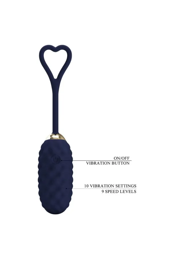 PRETTY LOVE - VIVIAN BLUE VIBRATIONS-EI MIT FERNBEDIENUNG kaufen - Fesselliebe