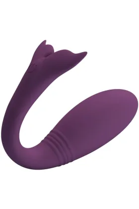 Jayleen Vibrator mit App-Fernbedienbares Lila von Pretty Love Led