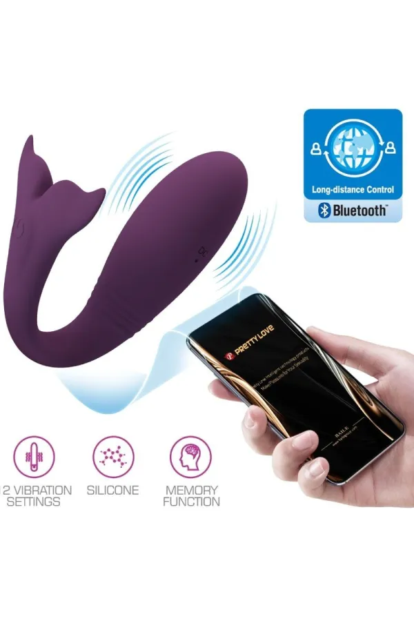 PRETTY LOVE - JAYLEEN VIBRATOR MIT APP-FERNBEDIENUNG LILA kaufen - Fesselliebe