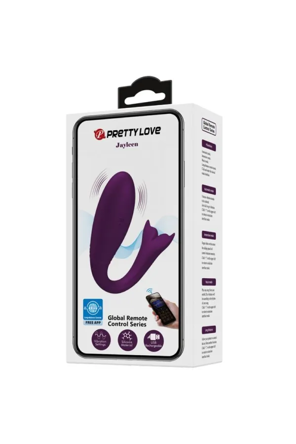 PRETTY LOVE - JAYLEEN VIBRATOR MIT APP-FERNBEDIENUNG LILA kaufen - Fesselliebe