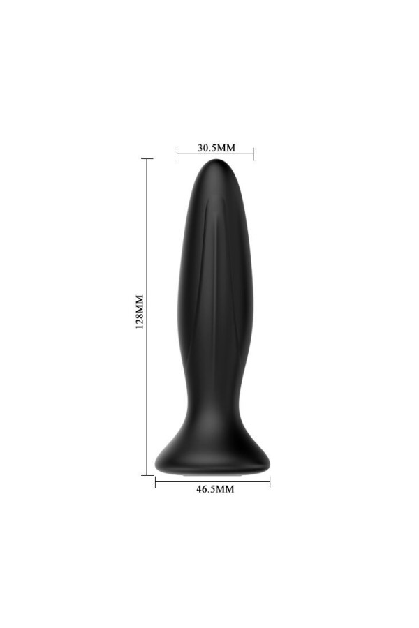 wiederaufladbarer Schwarzer Vibrator Analsplug von Mr Play kaufen | Fesselliebe