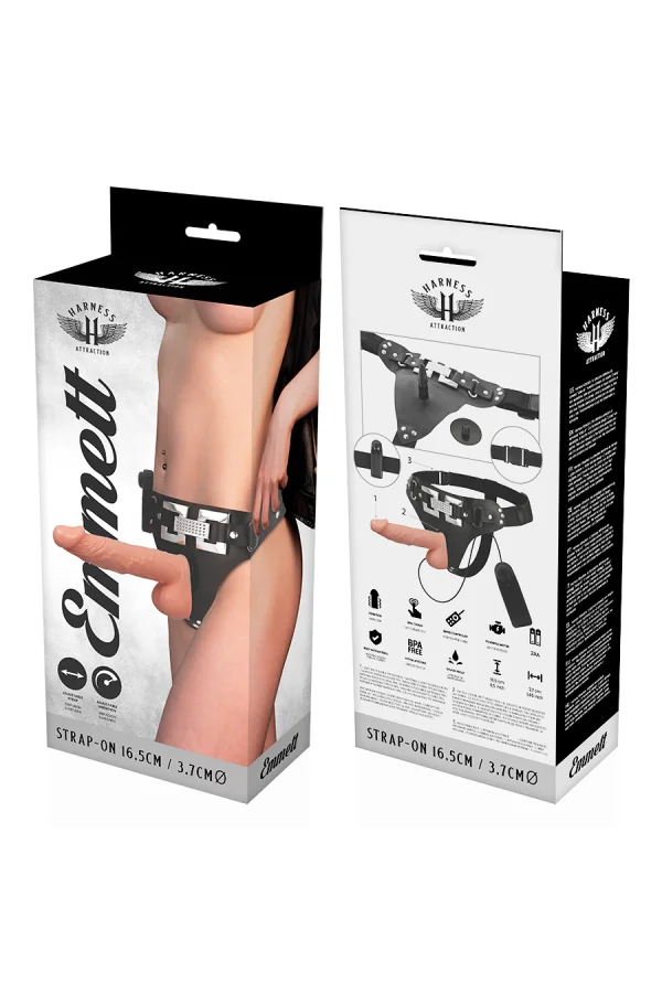 Emmett Deluxe Vibrator 16.5 X 3.7cm von Harness Attraction kaufen - Fesselliebe