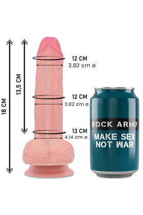 Liquid Silicone Premium Mustang Realistic 18 cm -O- 4.14 cm von Rock Army kaufen | Fesselliebe