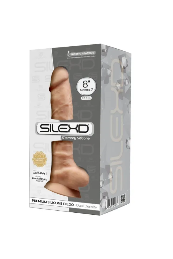 Modell 1 Realistischer Penis Premium Silexpan Silikon 20 cm von Silexd kaufen - Fesselliebe