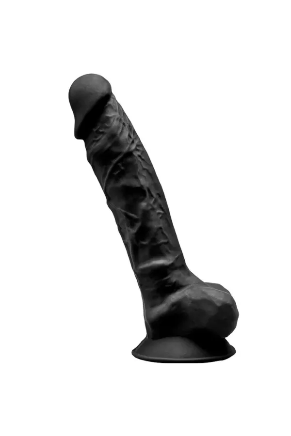 Modell 1 Realistischer Penis Premium Silexpan Silikon Schwarz 20 cm von Silexd kaufen - Fesselliebe