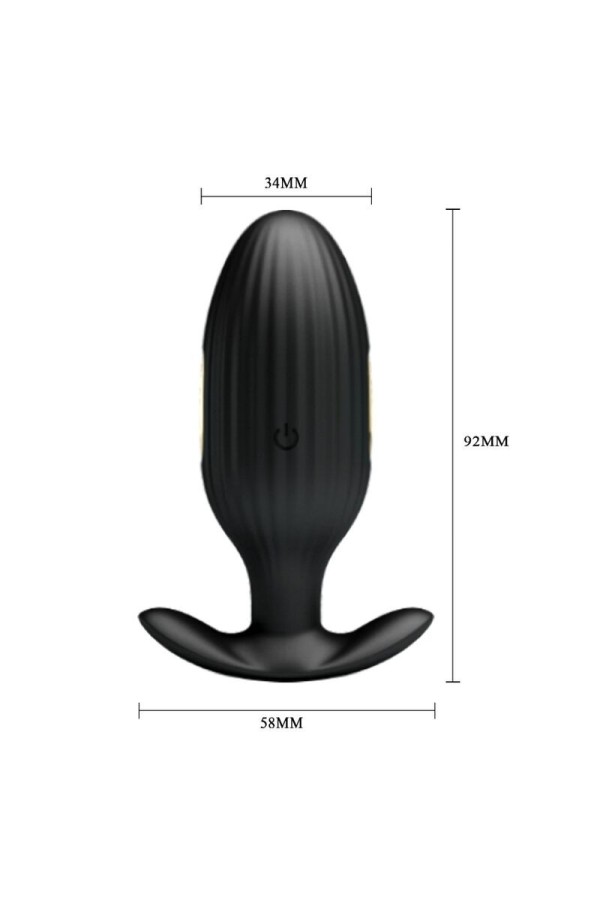 Jefferson App-Gesteuerter Analplug Schwarz von Pretty Love Bottom kaufen | Fesselliebe