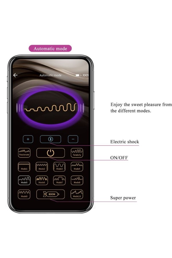 Jefferson App-Gesteuerter Analstecker Lila von Pretty Love Bottom kaufen | Fesselliebe