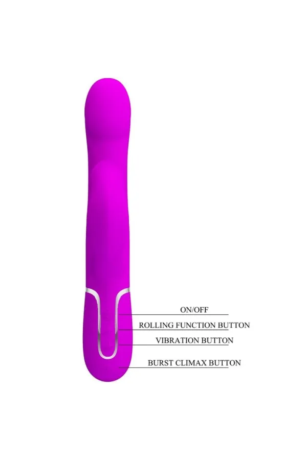 PRETTY LOVE - RABBIT VIBRATOR PERLEN VIOLET kaufen - Fesselliebe