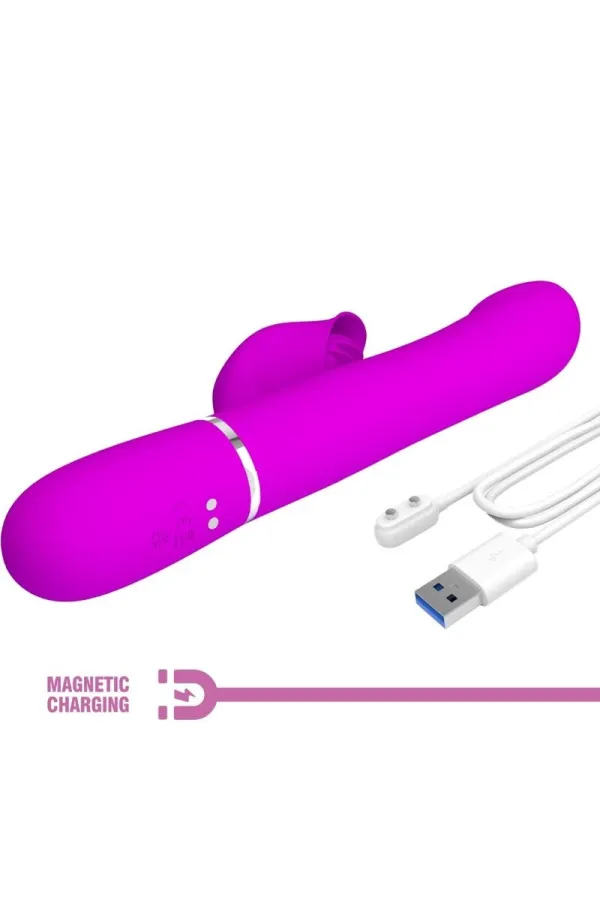 PRETTY LOVE - RABBIT VIBRATOR PERLEN VIOLET kaufen - Fesselliebe