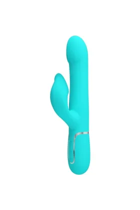 Rabbit Vibrator Pearls Aqua Green von Pretty Love Flirtation