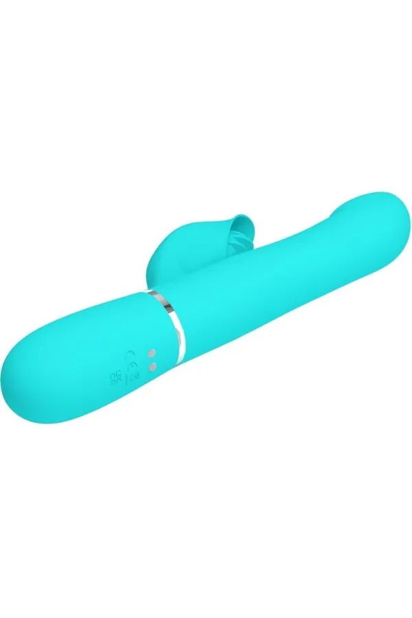 PRETTY LOVE - RABBIT VIBRATOR PEARLS AQUA GREEN kaufen - Fesselliebe