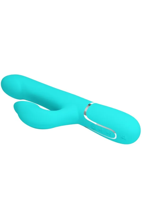 PRETTY LOVE - RABBIT VIBRATOR PEARLS AQUA GREEN kaufen - Fesselliebe