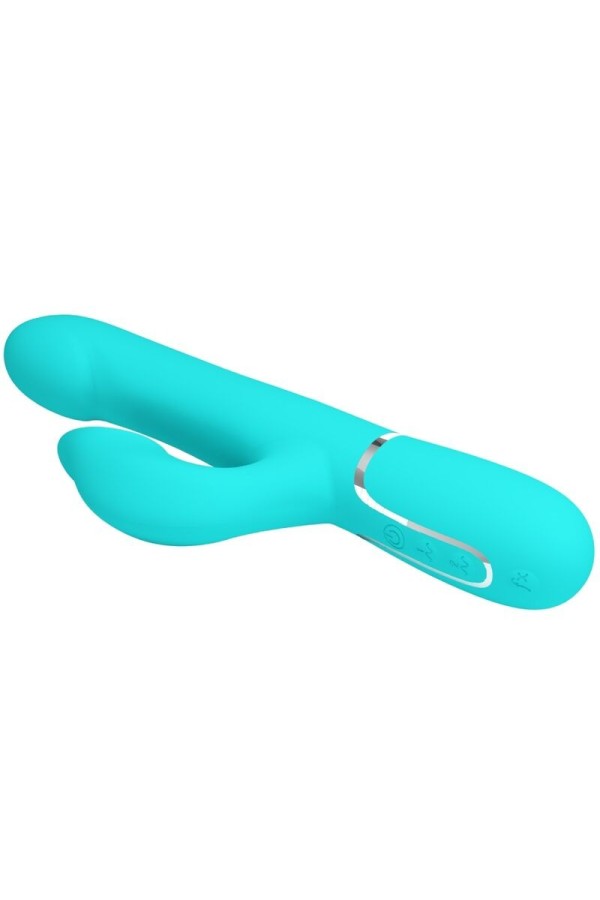 Rabbit Vibrator Pearls Aqua Green von Pretty Love Flirtation kaufen | Fesselliebe