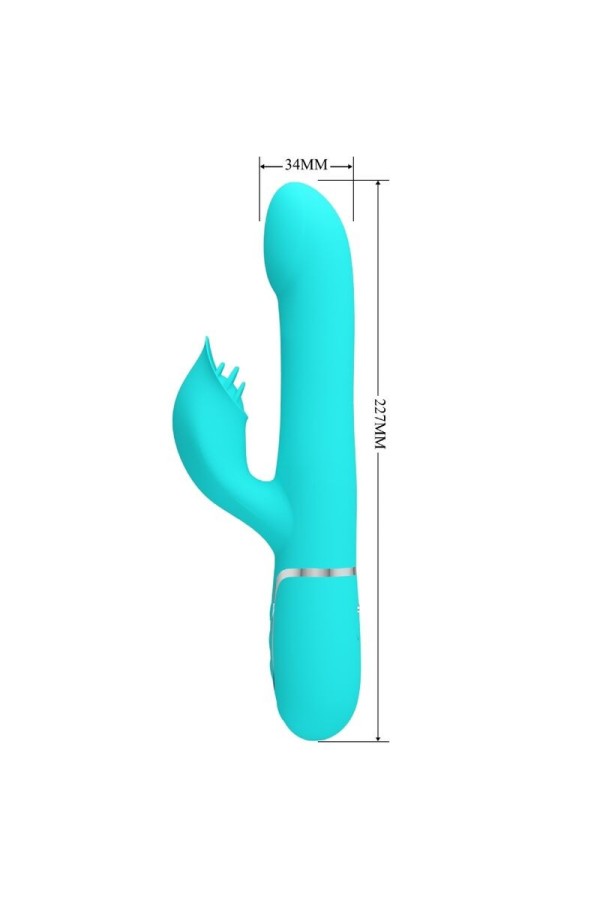 Rabbit Vibrator Pearls Aqua Green von Pretty Love Flirtation kaufen | Fesselliebe