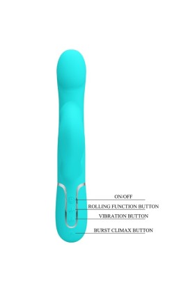 Rabbit Vibrator Pearls Aqua Green von Pretty Love Flirtation kaufen | Fesselliebe
