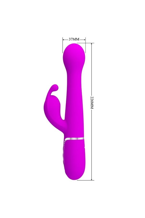 Dejon Rabbit Vibrator 3 in 1 Multifunktionsviolett von Pretty Love Flirtation kaufen | Fesselliebe