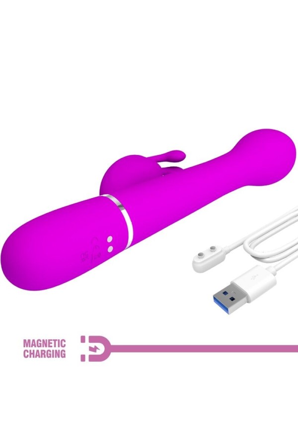 Dejon Rabbit Vibrator 3 in 1 Multifunktionsviolett von Pretty Love Flirtation kaufen | Fesselliebe