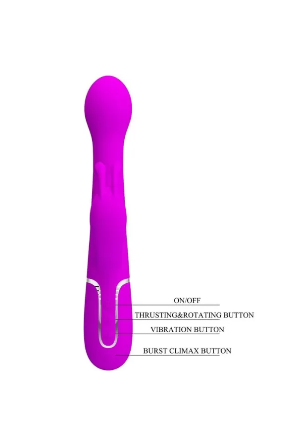 PRETTY LOVE - DEJON RABBIT VIBRATOR 3 IN 1 MULTIFUNKTIONSVIOLETT kaufen - Fesselliebe