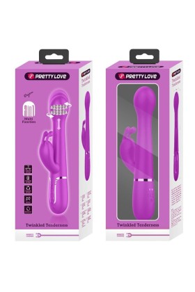 Dejon Rabbit Vibrator 3 in 1 Multifunktionsviolett von Pretty Love Flirtation kaufen | Fesselliebe