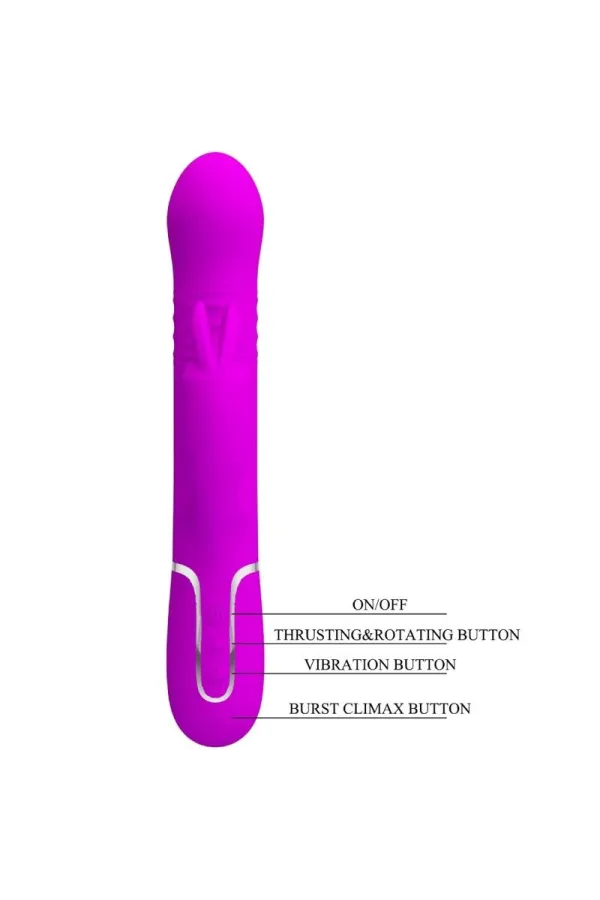 PRETTY LOVE - COALE RABBIT VIBRATOR PERLEN VIOLET kaufen - Fesselliebe