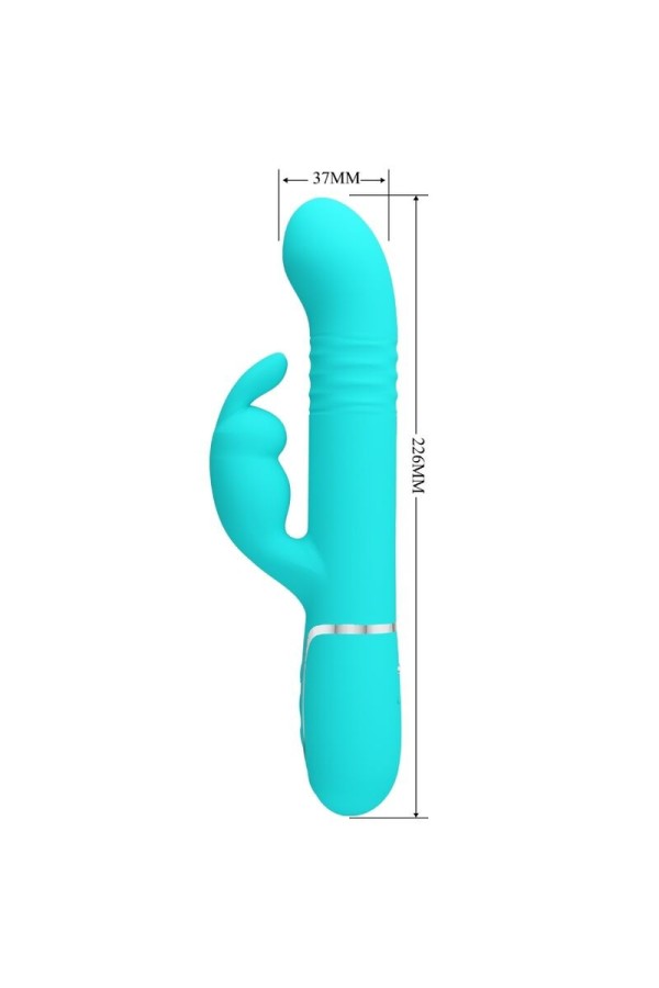 Coale Rabbit Vibrator Perlen Aquagrün von Pretty Love Flirtation kaufen | Fesselliebe