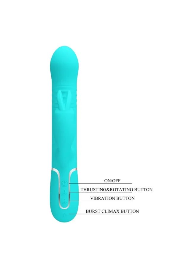 PRETTY LOVE - COALE RABBIT VIBRATOR PERLEN AQUAGRÜN kaufen - Fesselliebe