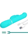 PRETTY LOVE - COALE RABBIT VIBRATOR PERLEN AQUAGRÜN kaufen - Fesselliebe