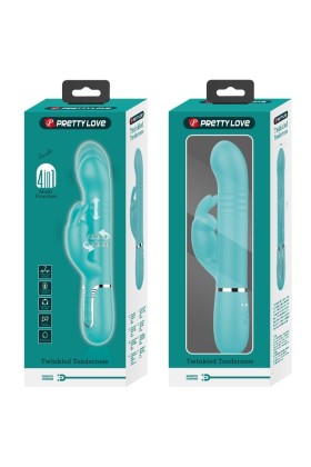 Coale Rabbit Vibrator Perlen Aquagrün von Pretty Love Flirtation kaufen | Fesselliebe