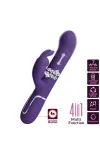 Coale Rabbit Vibrator 4 in 1 Lila von Pretty Love Flirtation