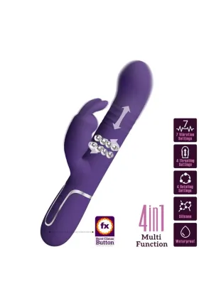 Coale Rabbit Vibrator 4 in 1 Lila von Pretty Love Flirtation