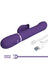 PRETTY LOVE - ZALIN RABBIT VIBRATOR PERLEN 4 IN 1 LILA