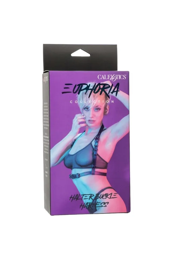 CALIFORNIA EXOTICS - EUPHORIA HALFTERSCHNALLENGESCHIRR SCHWARZ kaufen - Fesselliebe