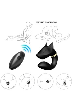 Fox Vibrator für Paare mit Fernbedienung Schwarz von Armony For Couples kaufen | Fesselliebe