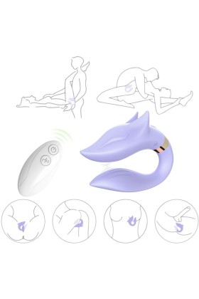 Fox Vibrator für Paare, mit Fernbedienung, Lila von Armony For Couples kaufen | Fesselliebe