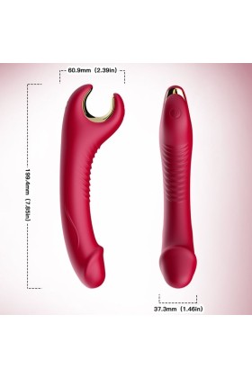 Prince Dildo Vibrator & Rotator Rot von Armony Vibrators kaufen | Fesselliebe