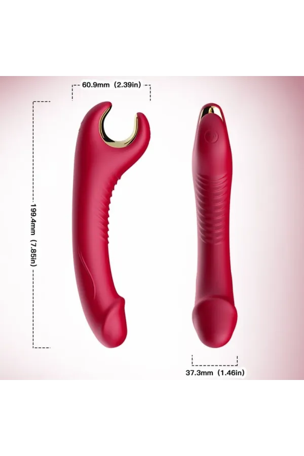 Prince Dildo Vibrator & Rotator Rot von Armony Vibrators kaufen - Fesselliebe