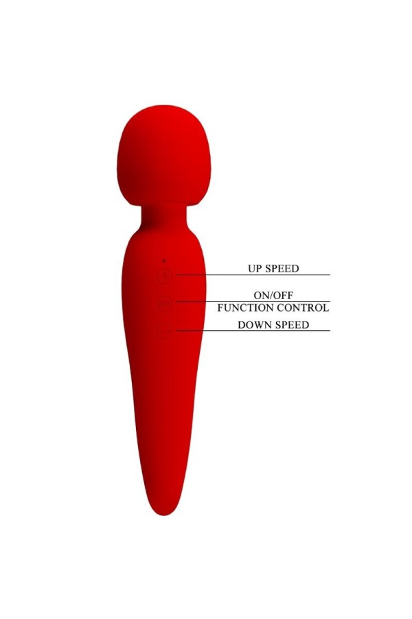 Meredith Massager 12 Vibrationsmodi Rot von Pretty Love Smart kaufen | Fesselliebe