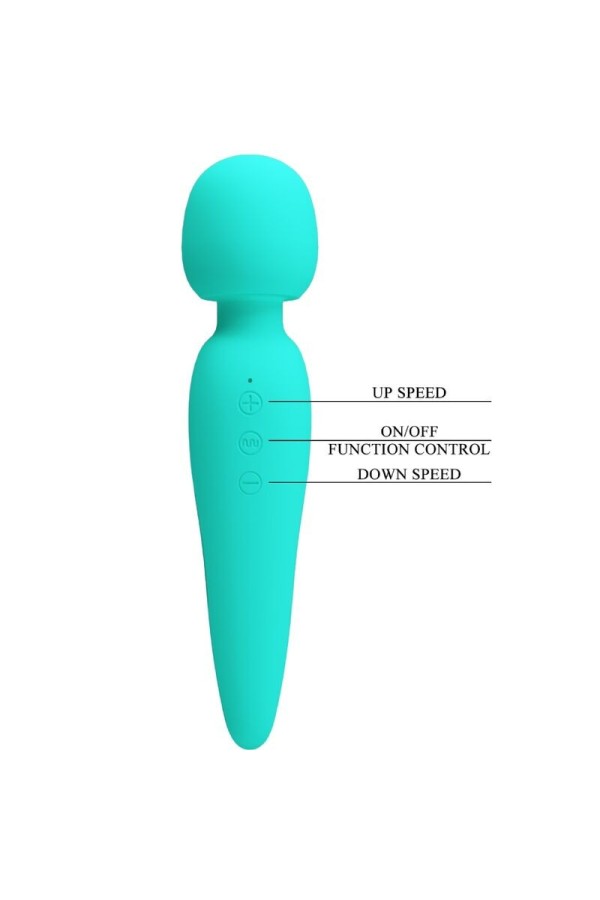 Meredith Massager 12 Vibrationsmodi Aqua Grün von Pretty Love Smart kaufen | Fesselliebe