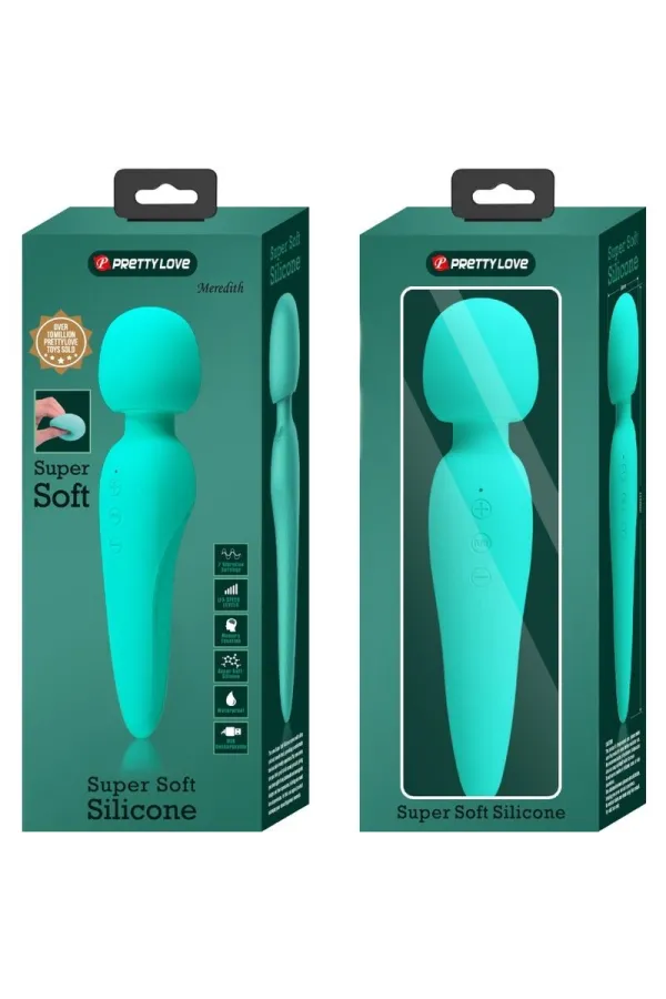 PRETTY LOVE - MEREDITH MASSAGER 12 VIBRATIONSMODI AQUA GRÜN kaufen - Fesselliebe