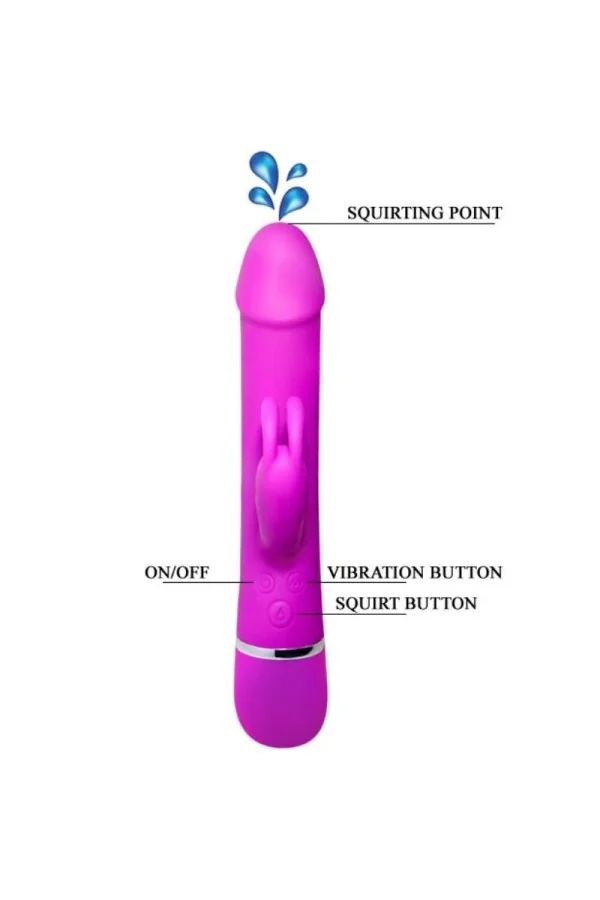 Henry Vibrator mit 12 Vibrationsmodi und Squirt-Funktion von Pretty Love Smart kaufen - Fesselliebe