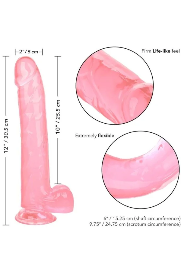 Calex Queen Dildo - Rosa 25.5 Cm von California Exotics kaufen - Fesselliebe